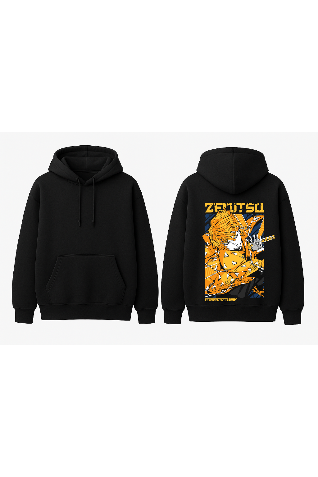 Demon Slayer Zenitsu "Thunder Breathing" Oversized Hoodie | Agatsuma Fleece
