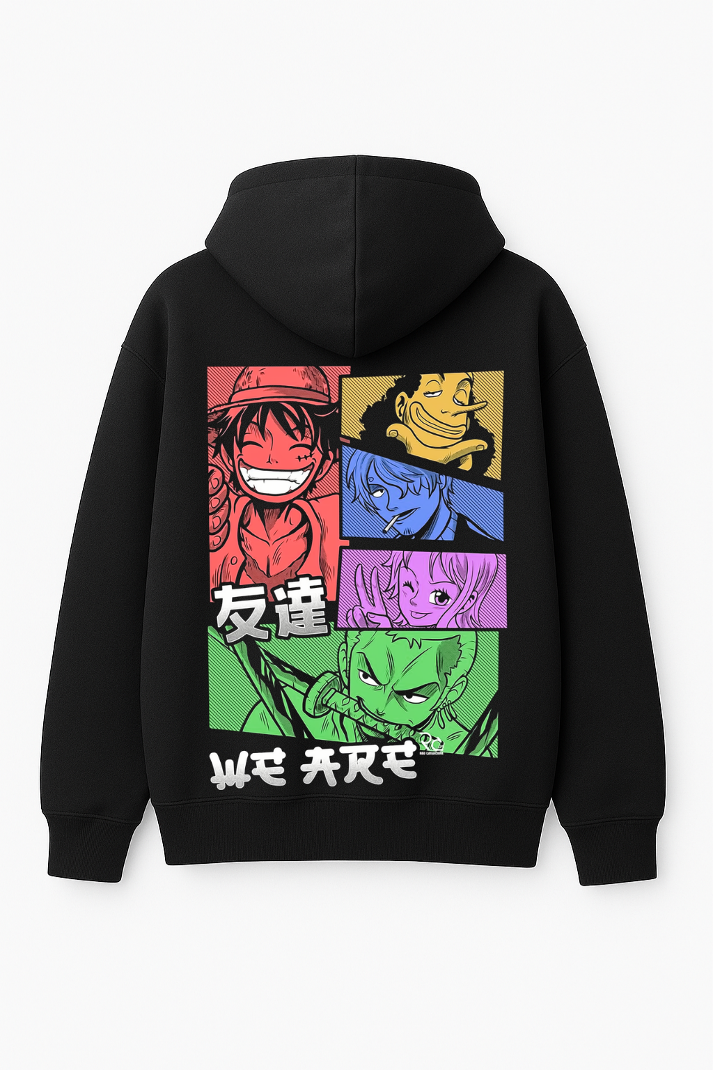 One Piece "We Are Friends" Oversized Hoodie | Core Straw Hat Crew Fleece