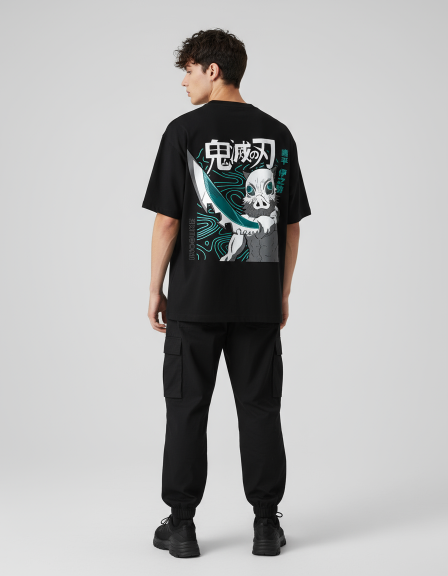 Inosuke Demon Slayer Oversized T-Shirt