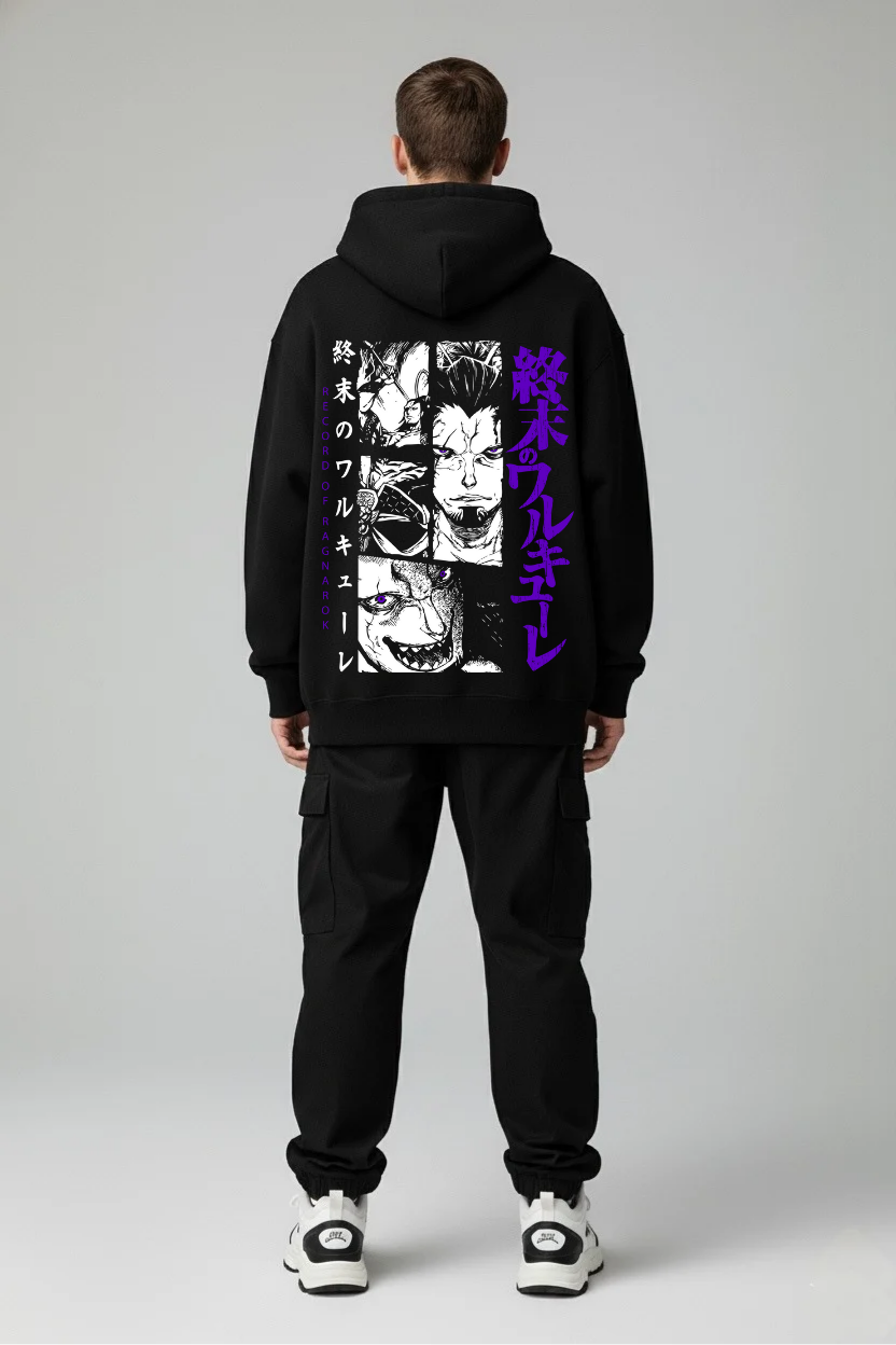 Record of Ragnarok Fighters Oversized Hoodie | Shuumatsu no Valkyrie Fleece