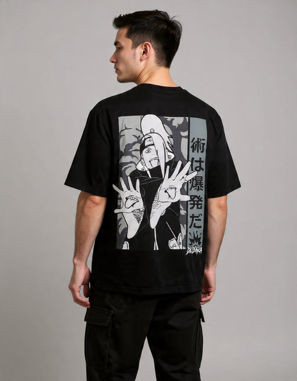 Naruto "Deidara Art is an Explosion" Oversized T-Shirt | Akatsuki Tee