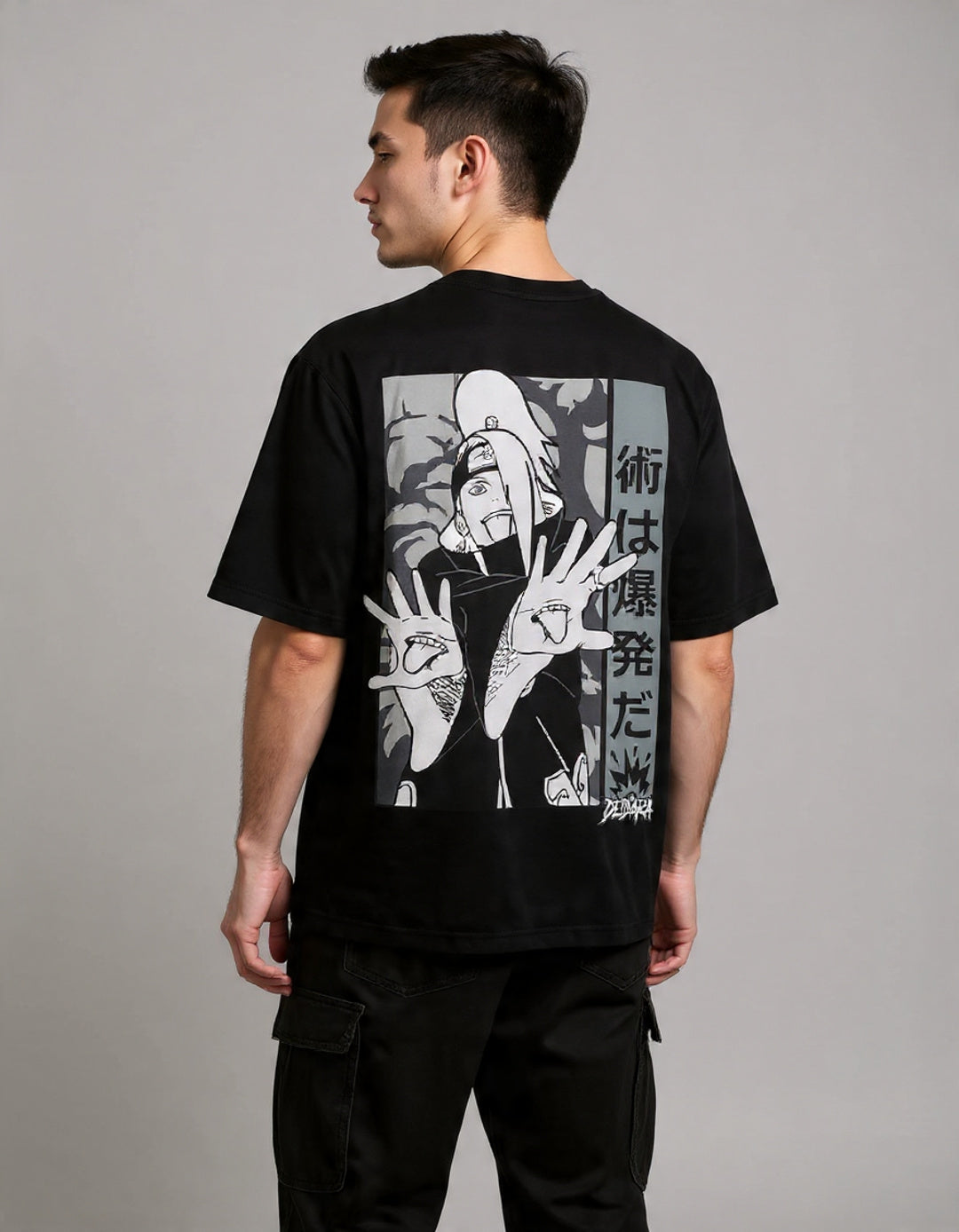 Naruto "Deidara Art is an Explosion" Oversized T-Shirt | Akatsuki Tee
