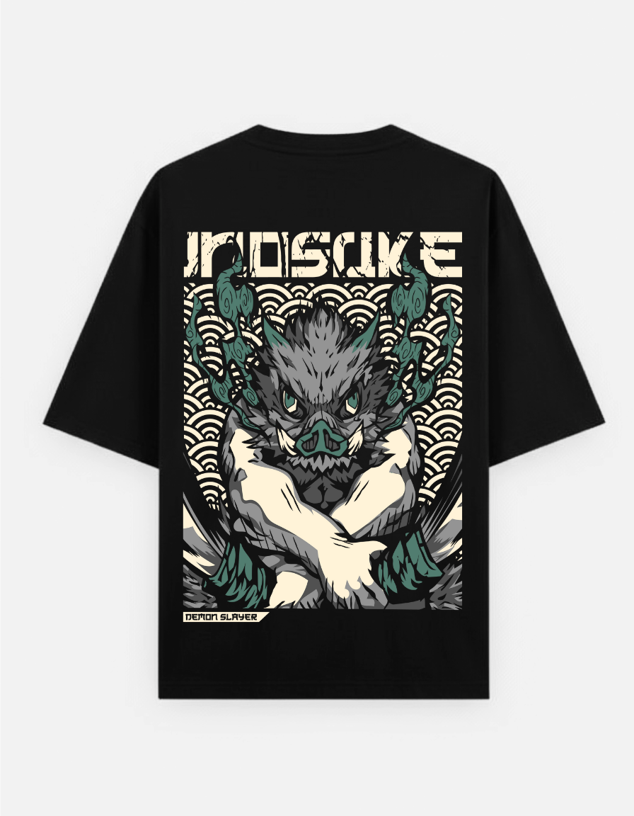 Inosuke "Boar Mask" Oversized T-Shirt - Demon Slayer