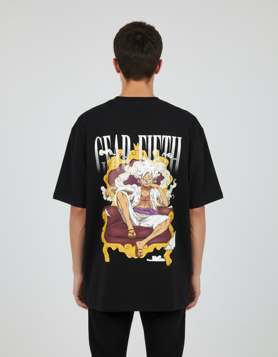 One Piece Luffy Gear Fifth (Nika) Oversized T-Shirt | Anime King Tee