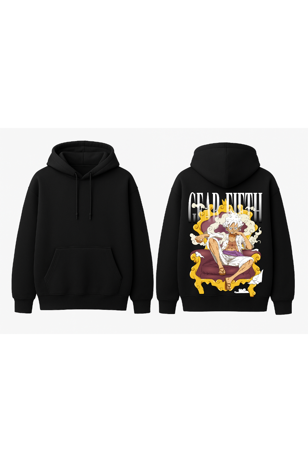 One Piece Luffy Gear Fifth (Nika) Oversized Hoodie | Joy Boy 360 GSM Fleece