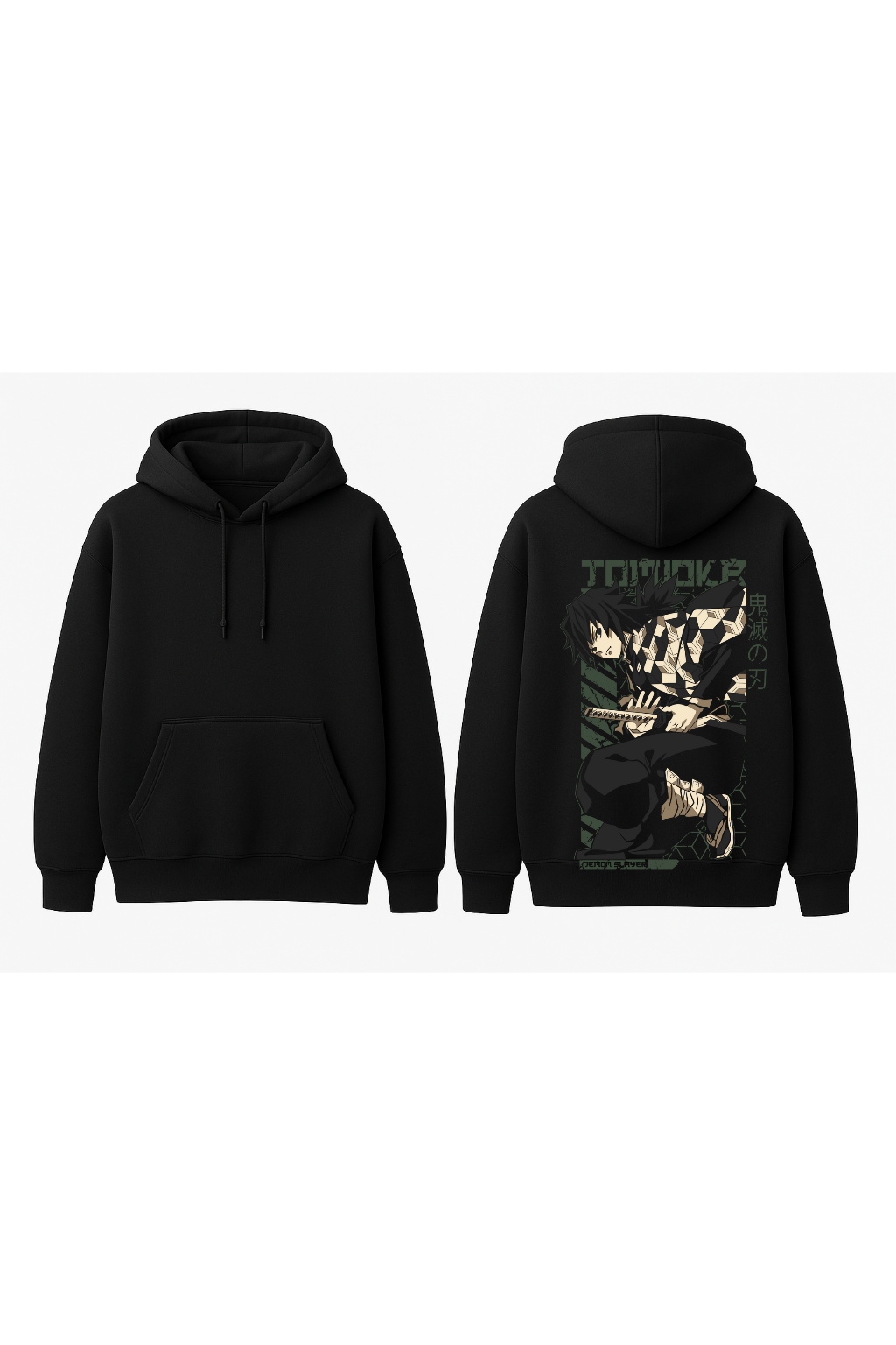 Demon Slayer Giyu Tomioka Water Hashira Oversized Hoodie | Anime Fleece